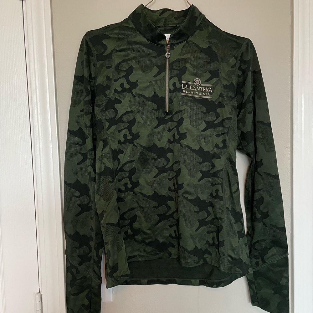 Golf pullover jacket camo